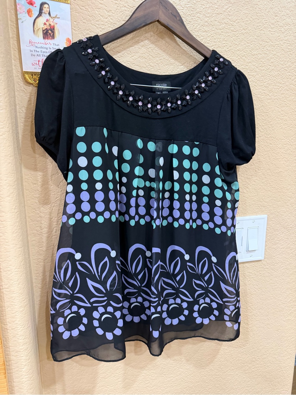 Nicole Miller Y2K - tunic top Blouse